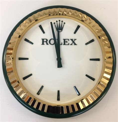 rolex wimbledon wall clock.